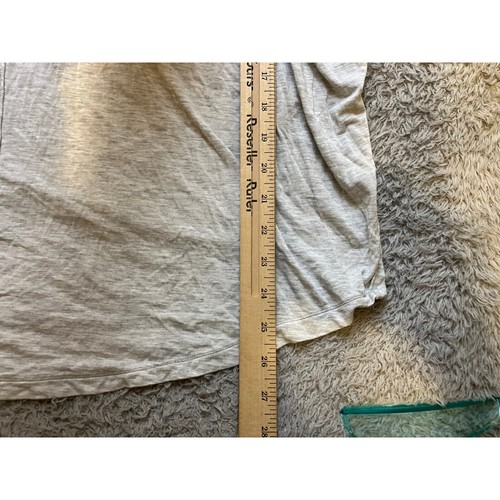 We The Free Shirt Womens Large Tunic Dolman Sleeve V-Neck Heathered Oversized - Picture 6 of 8