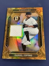 2023 Panini Chronicles - Gold Standard Swatches #GSS-DE Daniel Espino Cleveland