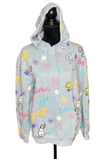 New Peanuts snoopy Hoodie Junior size Medium 7-9 blue