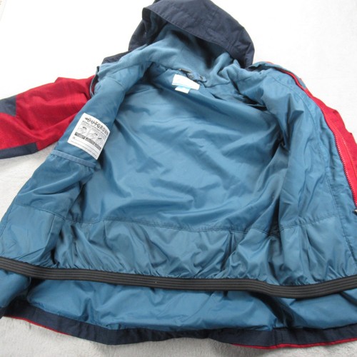 Columbia Whirlibird 2 Jacket Youth Medium Red Omni Tech 3in1 Shell Only Intercha - Picture 2 of 15