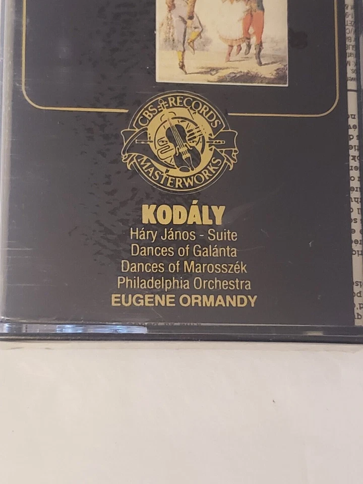 Vintage Kodaly Cassette Tape Philadelphia Orchestra CBS Records (NEW SEALED) - Image 4 of 4