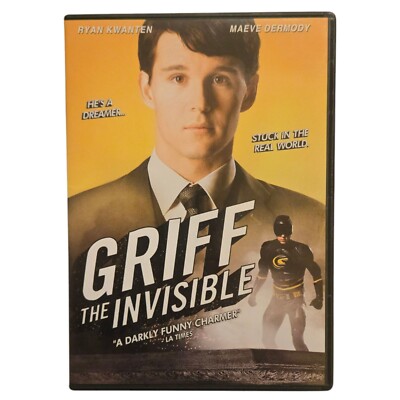 Griff The Invisible Ryan Kwanten Maeve Dermody DVD Romantic Comedy Widescreen