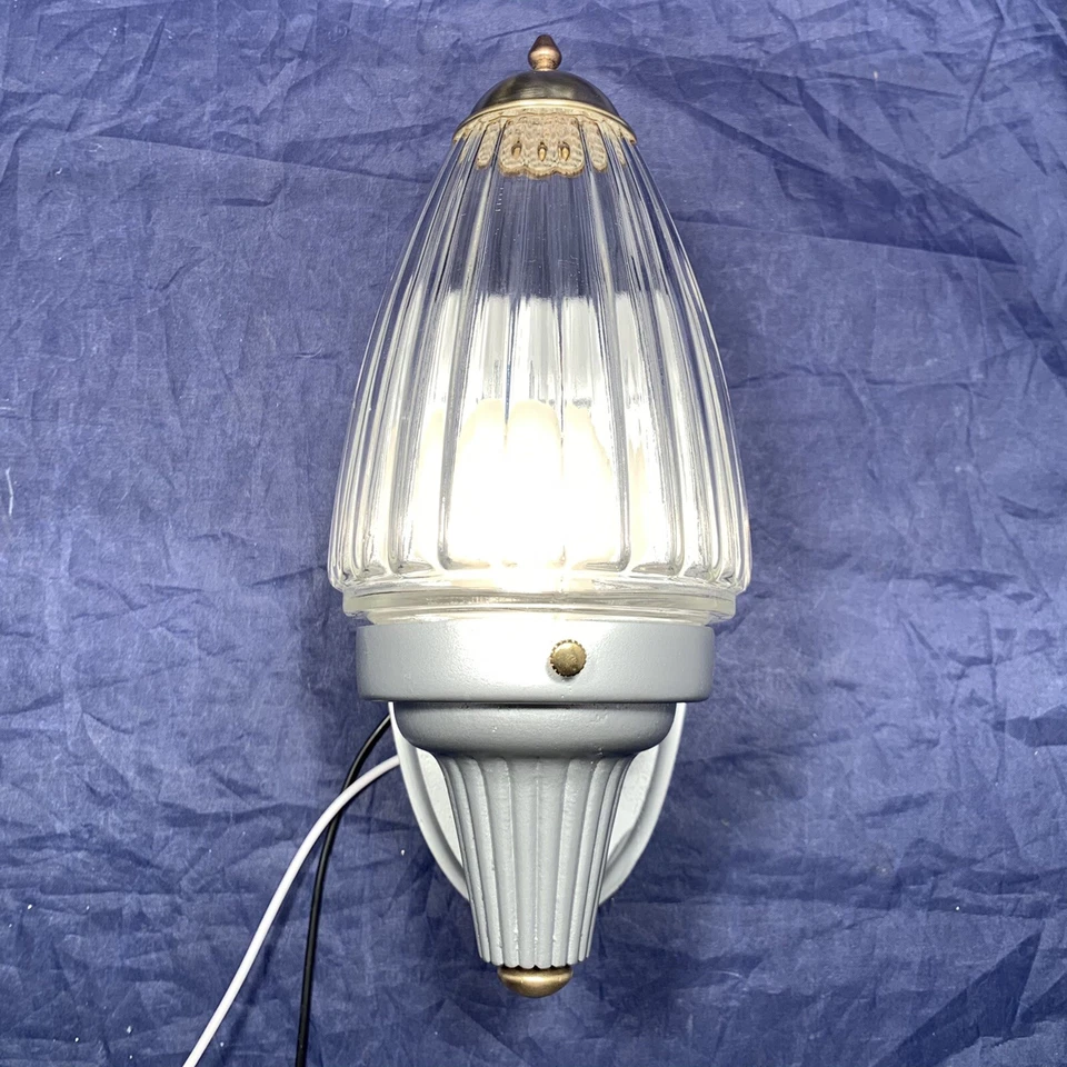 Antiguo par de apliques con acabado plateado con herrajes de latón con tonos bonitos 20K Foto 4 de 4