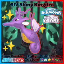 ✨ Shiny KINGDRA 6IV ✨ Pokemon Brilliant Diamond and Shining Pearl lv100 +EVs