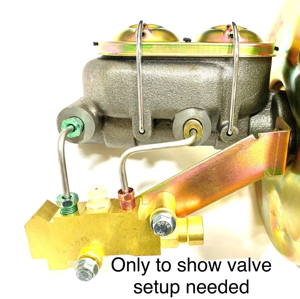 Complete Stainless Steel Prebent Brake Line Kit For Front Power Disc Rear Drum - Image 2 of 4