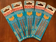Bosch Jigsaw Blades - U123 X3 HSS Progressor U-Shank, For Cutting Metal- 5 Pkgs