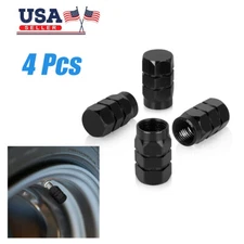 4Pcs Aluminum Car Tire Valve Cap Tyre Valve Stem Cover Air Dust Wheel Rim Caps