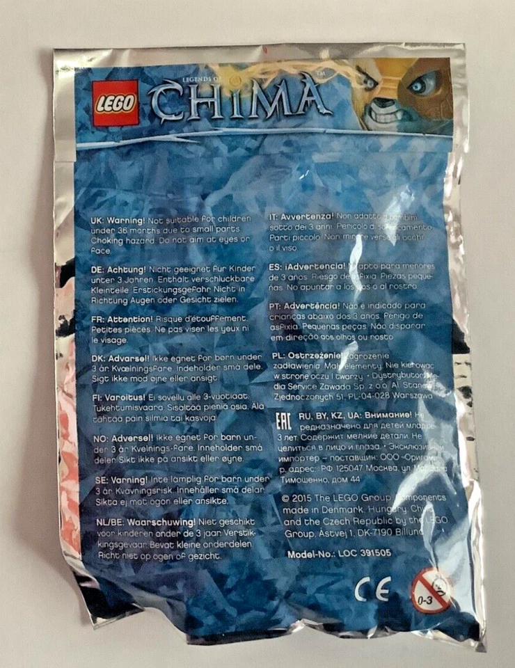 Lego Chima - Iceklaw 391505 - Foil Packet - Brand New & Sealed - Image 2 of 2