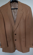 Botany 500 solid tan camel hair blazer 44L
