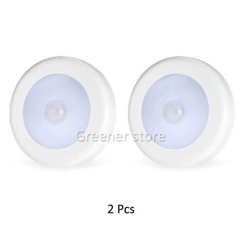 6-LED Détecteur de mouvement Placard Lumière Batterie Alimenté Cabinet Nuit Lamp - Imagen 17 de 20