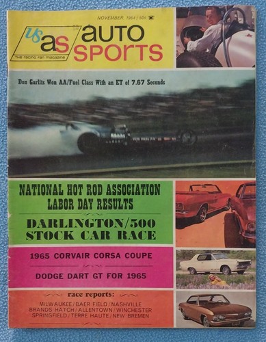 1964 lot of 6 US AS Auto Sports - Racing Fan Magazine stock cars Indy karts etc - Picture 4 of 12