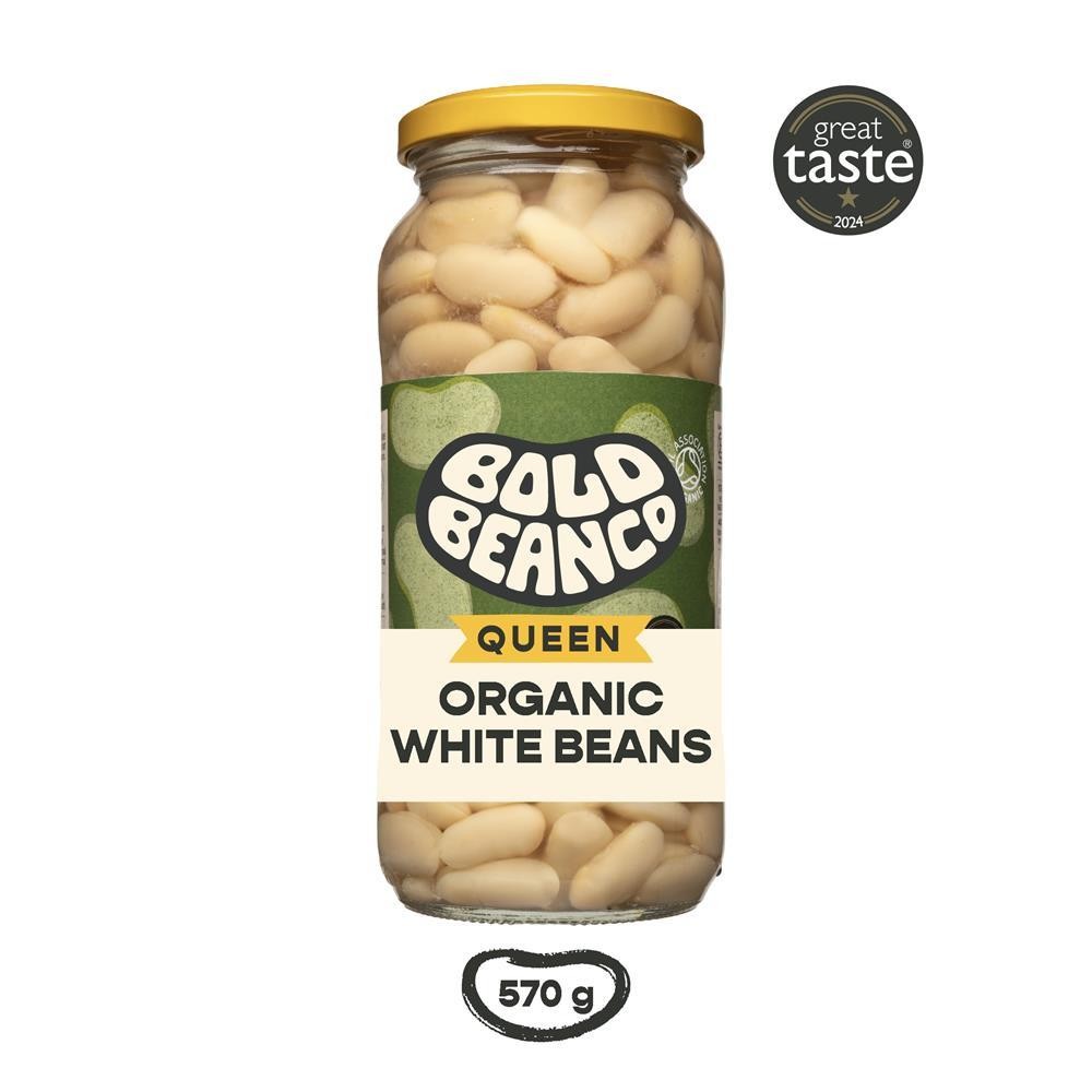Bold Bean Co Organic White Beans 570g