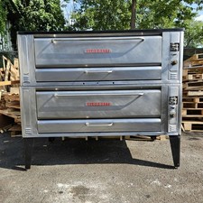 Blodgett 1060 DOUBLE Natural Gas Double Pizza Deck Ovens (Stones Included)