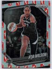 A’ja Wilson 2025 Panini Prizm WNBA WNBA Logo Prizms