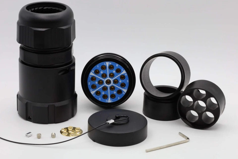 Socapex Male & Female Connector Set - Image 4 of 4