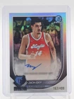 ZACH EDEY 2025-26 BOWMAN CHROME AUTO REFRACTOR /499 #BCA-ZE GRIZZLIES Q7307