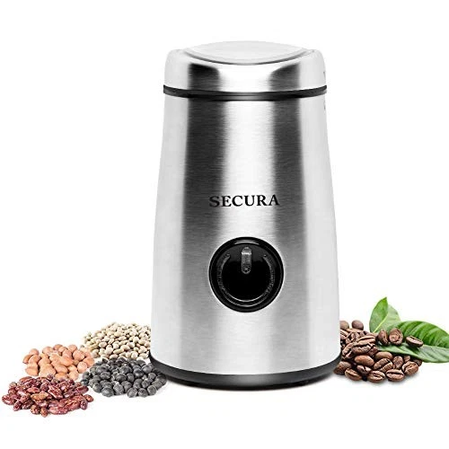 Secura Electric Coffee and Spice Grinder with Stainless Steel Blades SP-7415