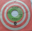 CANADA!!! THE BEATLES  Twist And Shout / There's A Place 1965 GREEN SWIRL 45