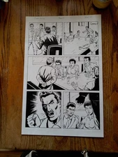 Original Artwork Compu-M.E.C.H. Page #17 Issue #1 By Theodore Riddle 