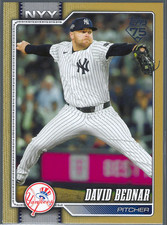David Bednar 2026 Topps Series 1 #228 Gold /2026 New York Yankees