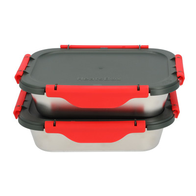 HeatsBox Innenschalen 2er-Set für HeatsBox Style/Style+/GO/PRO 925ml Volumen, Tr