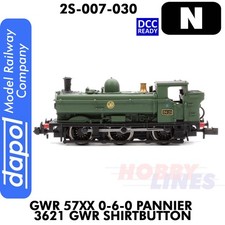 Pannier 3621 GWR Shirtbutton Steam Loco 1:148 N gauge DCC Ready Dapol 2S-007-030