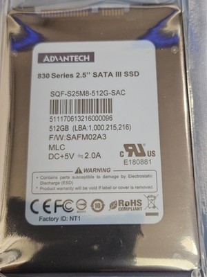 Advantech 2.5'' SQFlash 6Gbs SATA III Industrial SSD 512GB (SQF-S25M8-512G-SAC)