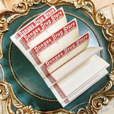 As is America Pharmacy Labels, Sticker Type, 20 Stickers, Red, Material 7