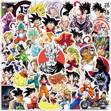 100Pcs Anime Dragon Ball Stickers for Kids Graffiti Skateboard Laptop Water Gift
