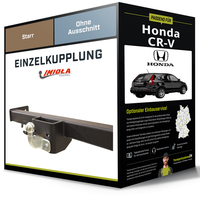 Starre AnhäNgerkupplung für Honda CR-V 09.2001-03.2007 II Typ RD Imiola Hak-Pol
