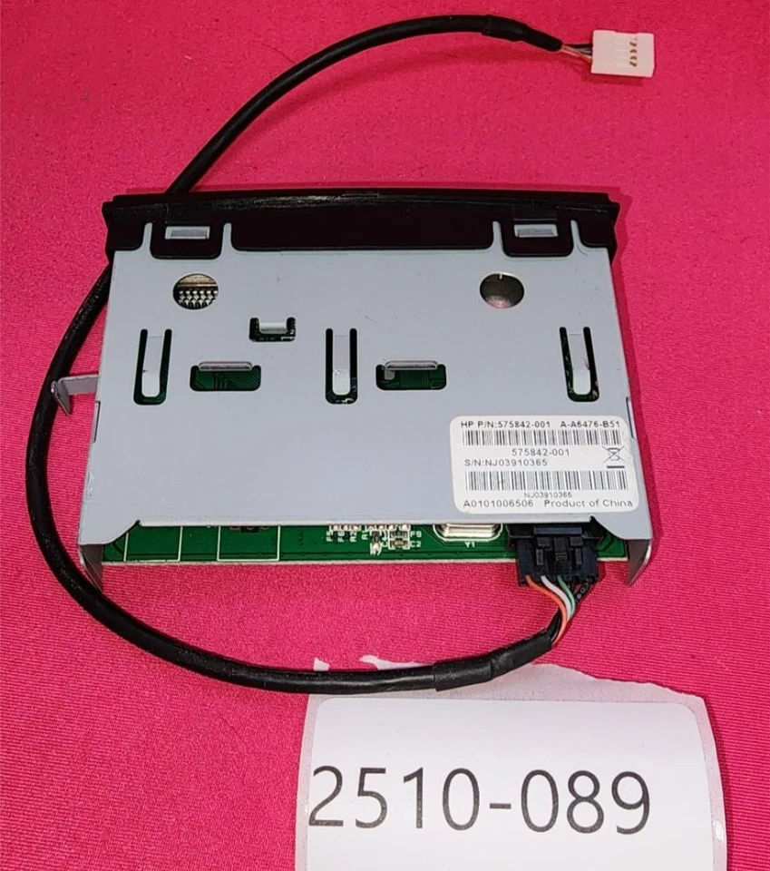 OEM HP Pavilion 575842-001 15-In-1 Media Memory Card Reader w/ Cable AU6476a51 - Image 2 of 4