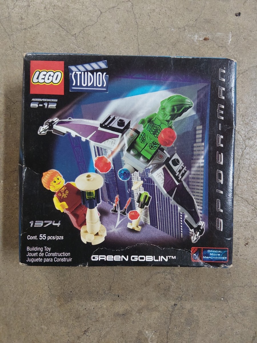 LEGO Studios Spider-Man Green Goblin 1374 In 2002 New Retired | eBay