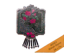 Mill Hill Art Deco Sylk  Bead Pin Kit-Midnight Magenta MHSR24 New 3
