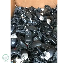 MIXED LOT OF 100 HP Dell Lenovo Logitech Microsoft Wired USB Mouse