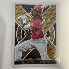 Elly De La Cruz 2025 Topps Update Black Gold #BG17 Cincinnati Reds