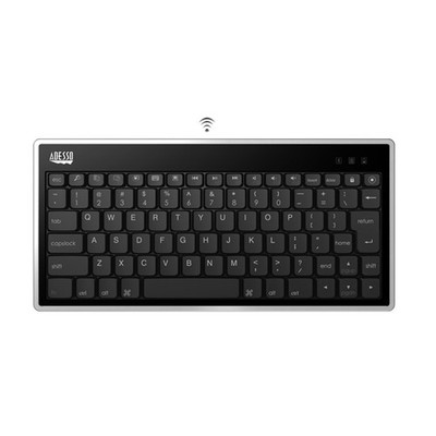 Adesso WKB 1010BA Bluetooth 3.0 Mini Keyboard with Hotkeys (iPad/iPhone)