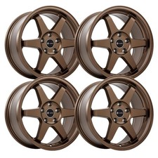 Set-4 Vors Tr37 17x8 4x108 Bronze 35mm Wheels Rims 17 Inch