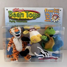 Kellogg?s Bean Toys New & Sealed Collectable Vintage 2000 Set Of 3 Tony Tiger