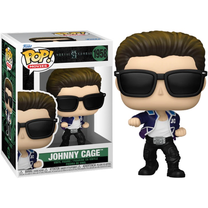 Funko Pop Johnny Cage #1958 Mortal Kombat 1 Movies Vinyl Figure