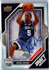 2009-10 Upper Deck Draft Edition #7 Antonio Anderson Autographs #/999
