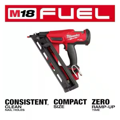 Milwaukee Tool 2839-20 M18 Fuel 15 Gauge Finish Nailer (Tool Only) Gen-ll New - Picture 7 of 16