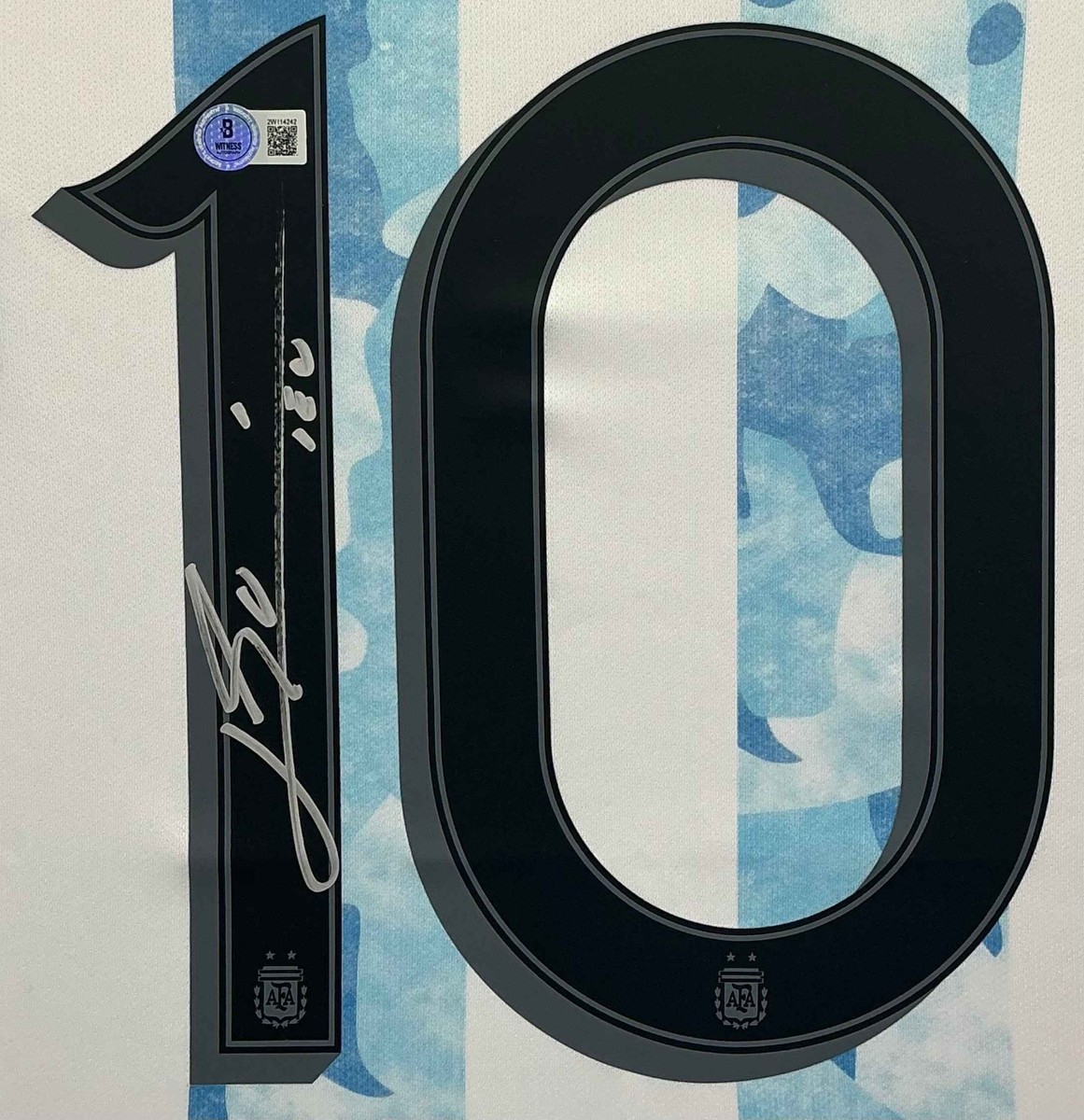 2021 Copa America Argentina Lionel Messi Signed Jersey Framed
