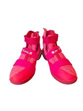 Nike Lebron Pink Breast Cancer Sneakers Size 6Y Rare Soldier 10