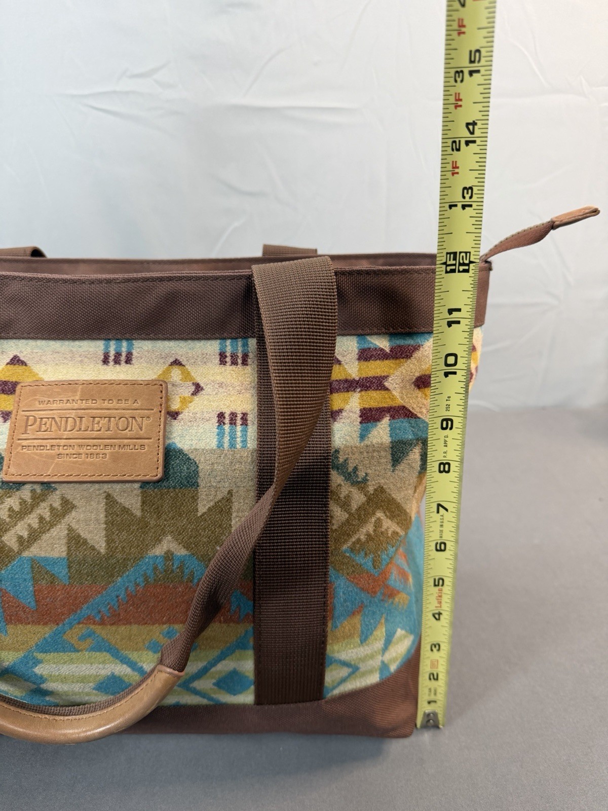Pendleton Wool Blanket Tote Bag Southwestern Trib… - image 13