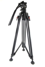 Cartoni AP07026 Action MiniDv Fluid Head w/ Single Stage Tripod w/ Spreader