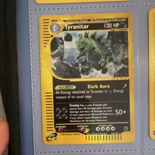 Pokémon Tyranitar 66/165 Expedition Base Set Reverse Holo Rare 120 HP English