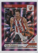 2024-25 Panini Donruss EuroLeague Purple Laser 25/99 Filip Petrusev #4 14mf