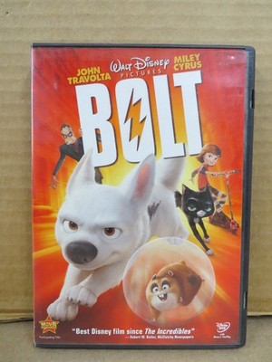 Bolt DVD 2008 John Travolta Miley Cyrus Disney Animated Super Rhino Short