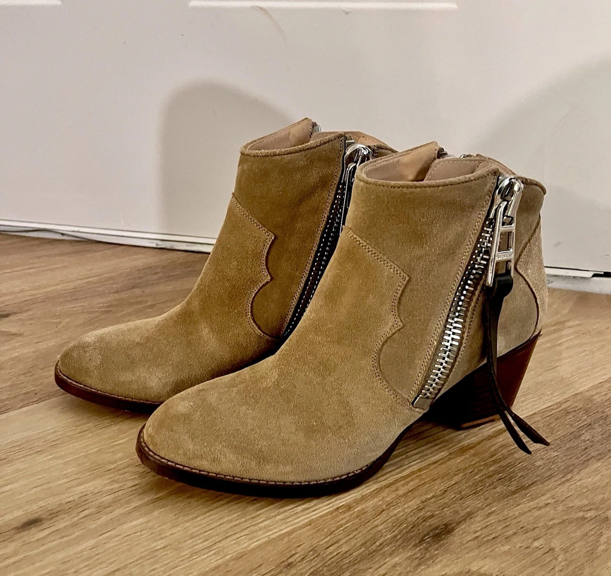 靴 ZADIG & VOLTAIRE ZIP UP SUEDE BOOTS ZADIG & VOLTAIRE ZIP UP SUEDE BOOTS