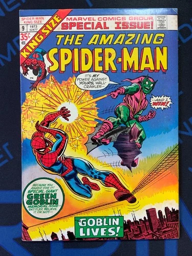 Amazing Spider-Man Annual #9 FN Bronze Age comic featuring the Green Goblin!
